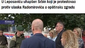 Uhapšen Srbin iz Leška